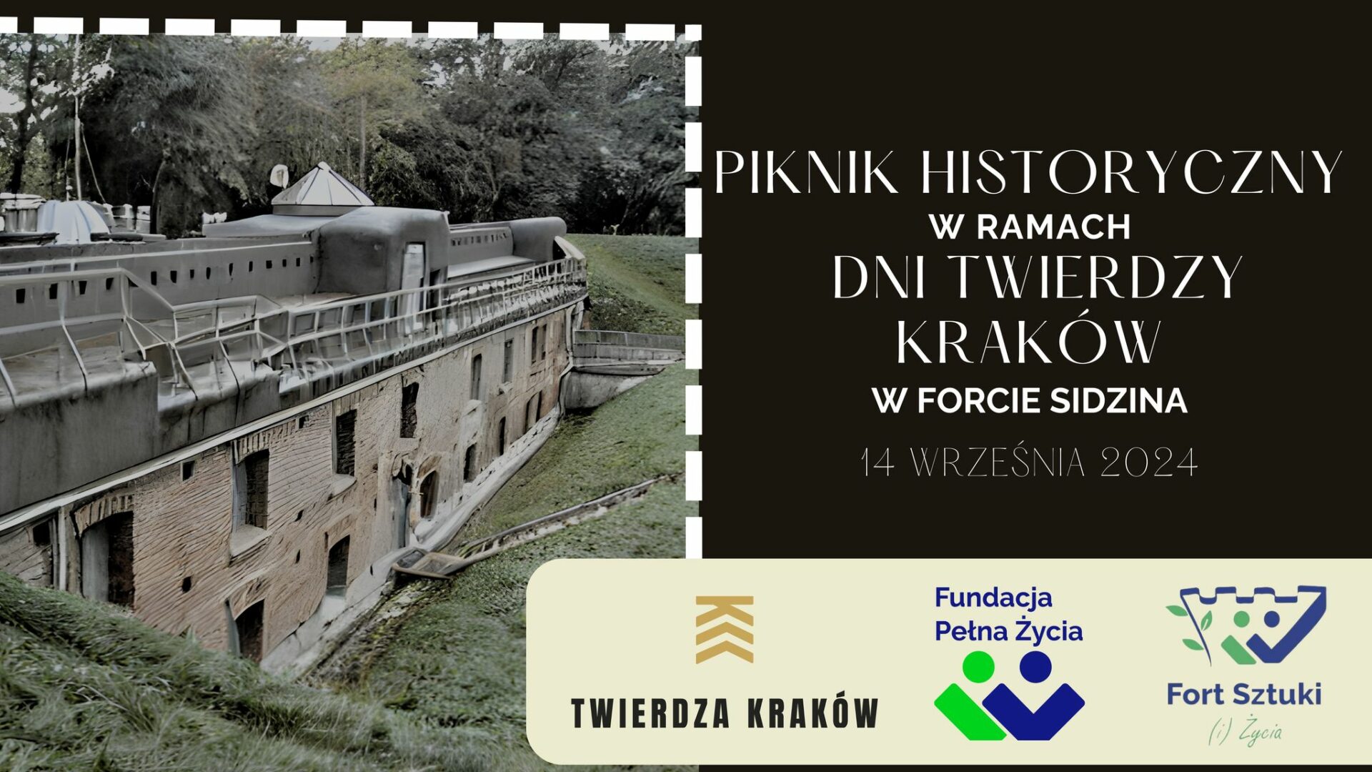 piknik historyczny w ramach dni twierdzy kraków w Forcie Sidzina