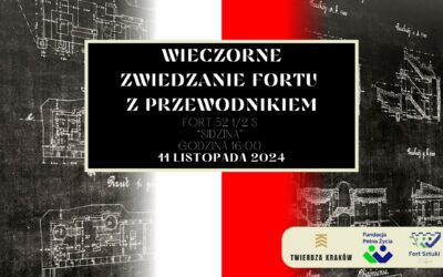 Wieczorne zwiedzanie Fortu z przewodnikiem z okazji 11 listopada